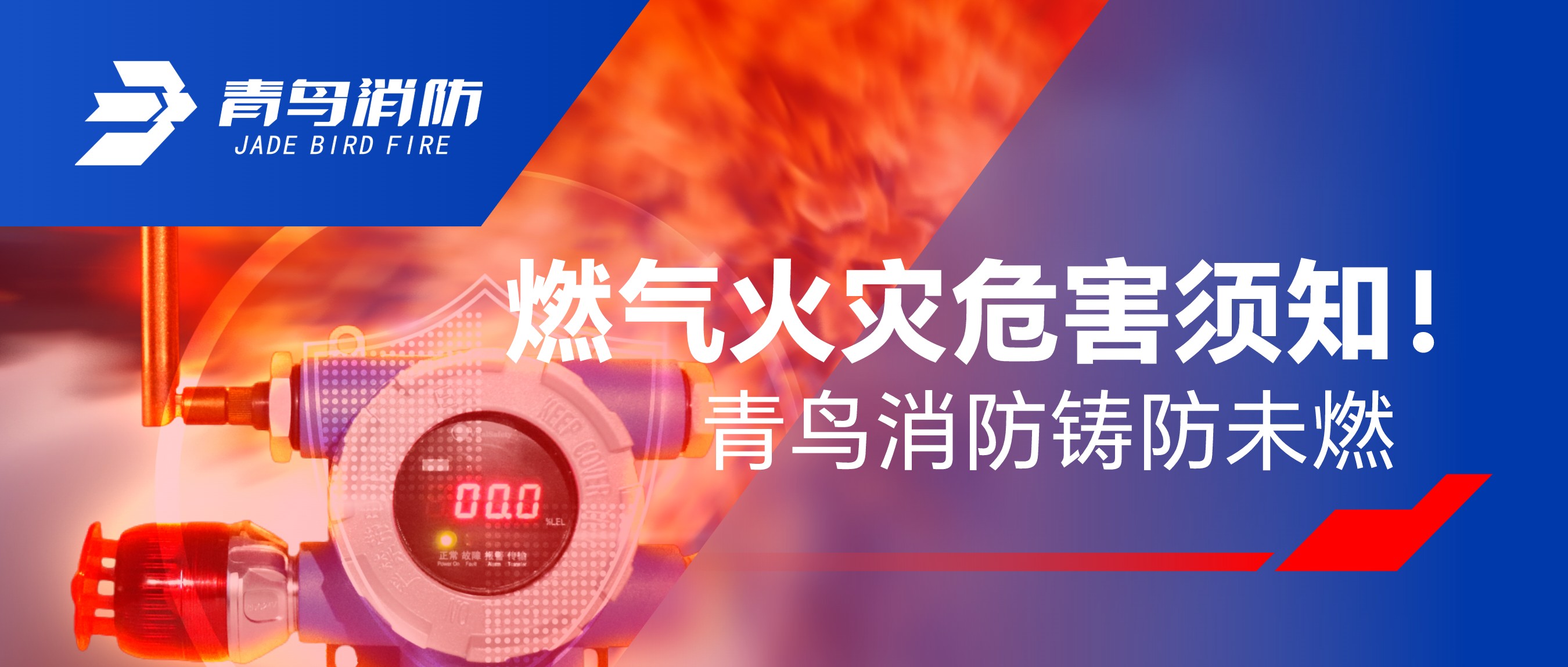 燃?xì)饣馂?zāi)危害須知！青鳥(niǎo)消防鑄防未燃
